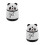 2Pcs Fun Panda Toothpick Storage Container Automatic Press Dispenser 1