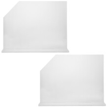 2Pcs Acrylic Protective Splash Shield Clear Sink Water Barrier Panel