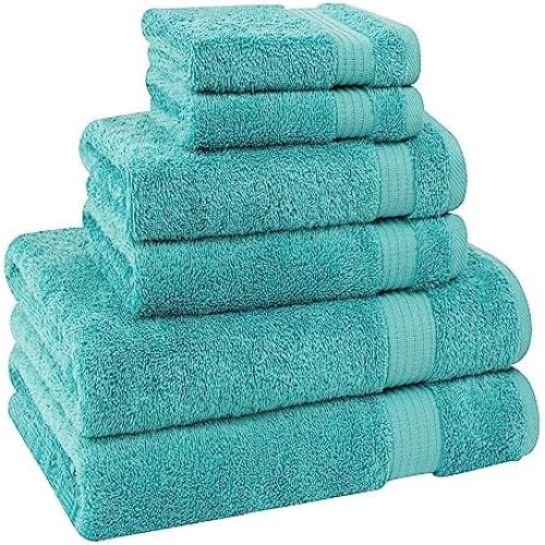 Conjunto de 6 toalhas de algodão turco – 600 g/m² 2