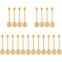 20Pcs Golden Stainless Steel Coffee and Ice Cream Spoons