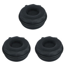 3Pcs Black Watch Carrying Boxes Wear-Resistant Storage Travel Case