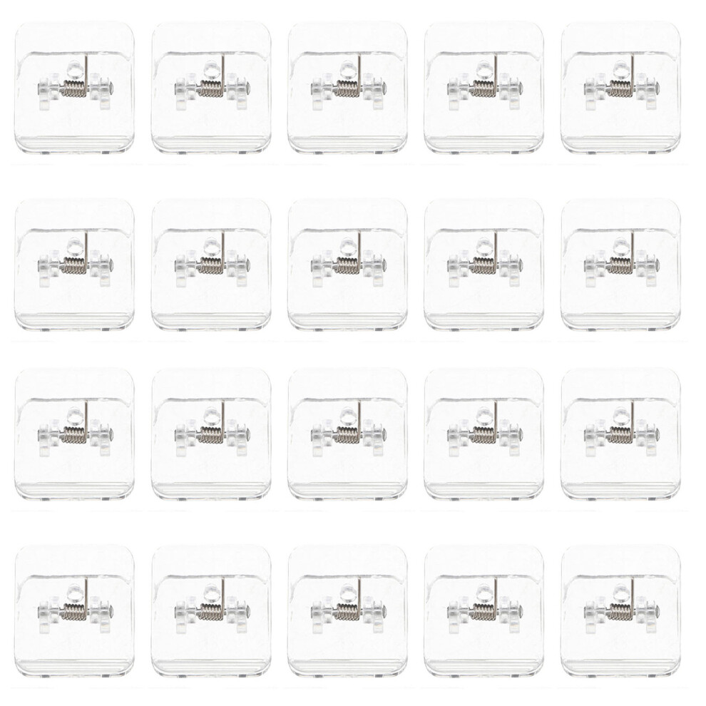 Photos - Other for Repair 20Pcs Transparent Wall Mount Clips Self-Adhesive Plastic Photo Holders