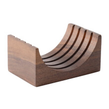 Suport pentru filtru Espresso Puck din nuc, pentru portafiltru de 51/53/58 mm