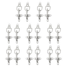 8Pairs Zinc Alloy Metal Clip Buckles Quick Release Waistband for Coats