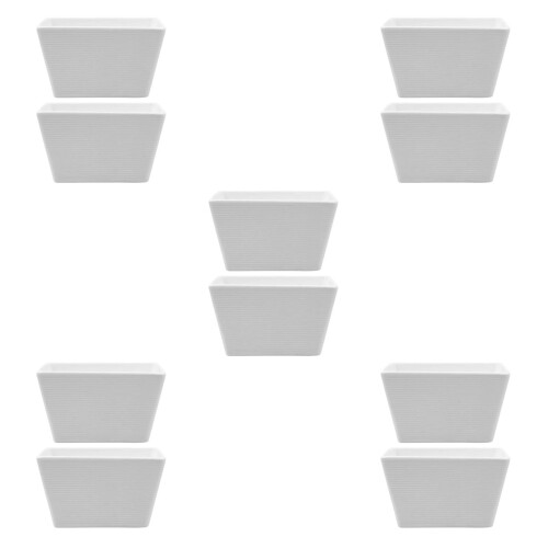 10Pcs Ceramic Sugar Bag Holder Tea Organizer Small Storage for Home