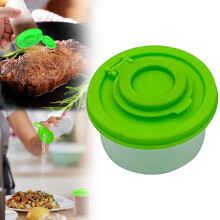 Ensemble de salière et poivrière en plastique transparent