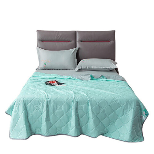 Microfiber Wave Quilt for Queen Bed 59 x 86.7 in 1