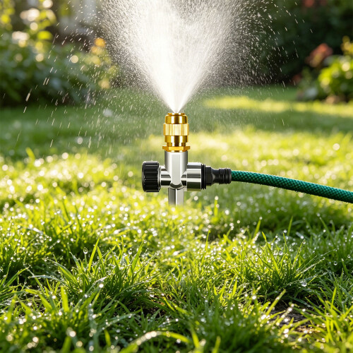 Strong Metal Garden Sprinkler Set Featuring Replaceable Brass 1