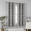 Blackout Curtains Set of 2 Grey 63 in 2
