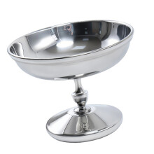 Tasse à dessert sur pieds en acier inoxydable 304, pour fête-5