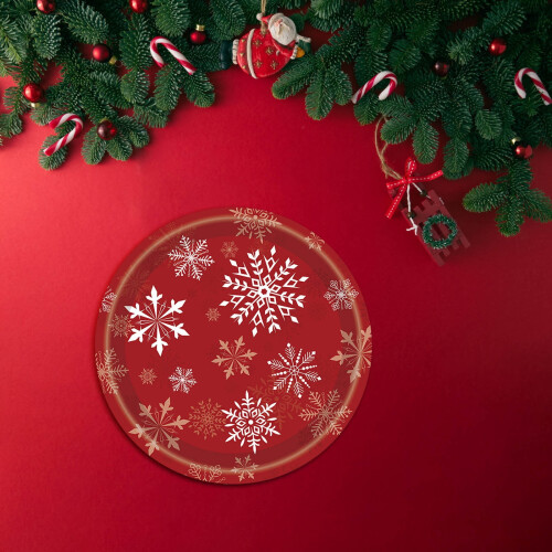 Service de vaisselle jetable de Noël 20 pièces 2