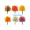 Realistic Morning Glory Flower Artificial Green Plant-Orange 7