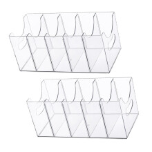 2 stuks moderne acryl riemhouder opbergrek voor kastaccessoire
