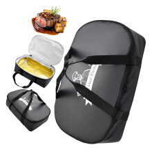 Durable Heat Resistant Barbecue Meat Resting Cover For-Black