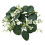 Kunstmatige eucalyptus kaarsenkrans 25 cm 3