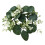 Kunstmatige eucalyptus kaarsenkrans 25 cm 5