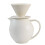 Ceramic Hand Brewing Pours Over Coffee Maker Set Manual-White 1