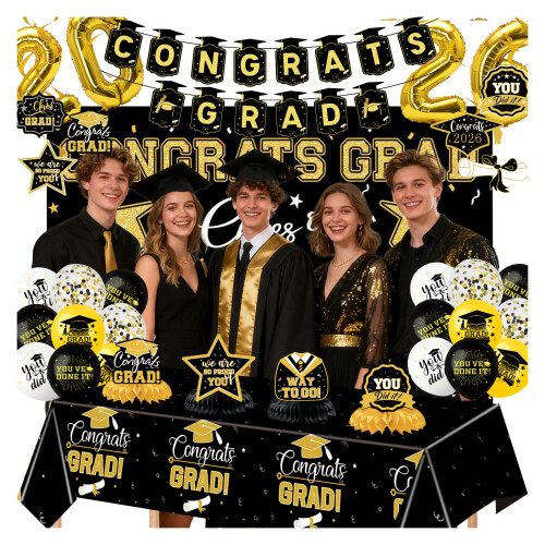 User Friendly Paper Graduation Decorations In 6 Color-Blue 2