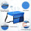 Packung mit 2 bequemen Stadionsitzen, 16 x 13, robuster-Blau 2