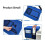 Packung mit 2 bequemen Stadionsitzen, 16 x 13, robuster-Blau 7
