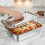 Casserole rectangulaire durable produite pour la-Blanc 7