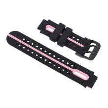 15 mm pinkes Silikon-Kinder-Uhrenarmband mit Edelstahl-Schnalle
