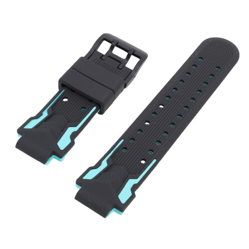 Kinder 15mm hellblaues Silikon-Smartwatch-Armband