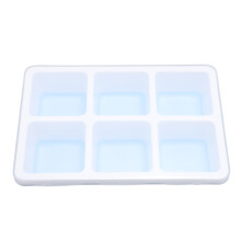 3 Stück Silikon-Eiswürfelformen, quadratisch - Abnehmbarer Deckel