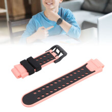 15-mm-Kinder-Silikon-Uhrenband, leicht, pink