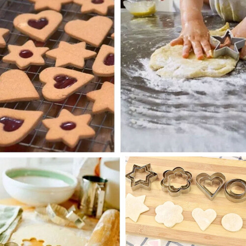 24-teiliges Ausstechformen-Set aus Edelstahl 1