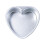 Professional Heart Cake Pan With Detachable Base-Silver 4 inch 2