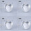 Professional Heart Cake Pan With Detachable Base-Silver 4 inch 4
