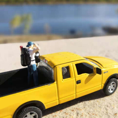 1:64 Scale Hand Painted Miniature Figure for Miniature Scenes-C 2