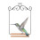 Rural Styles Wild Bird Swing Stand Perch With Rustproof-2 3