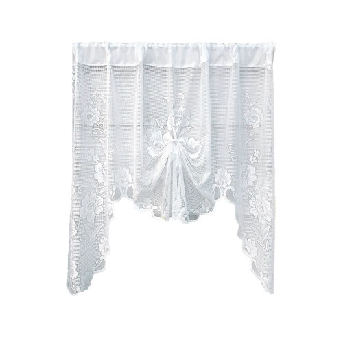 Pull-Out Lace Curtain Butterfly Pattern Gauze 59.06x39.37 1