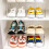 Small Footwear Storage Unit Ideal For-Transparent 4partit 6