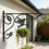 2 Piece Iron Wall Mounted Plant Hook With Bird And Leaf Pattern 7
