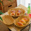 Imitation Rattan Serving Basket Woven Plastic Fruit-Larg Square 7