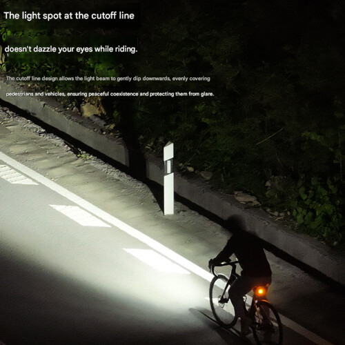 High Brightness Aluminum Bikes Headlight 5000mAh Battery 2-1 2