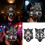 Fashionable Polyester Half Face Animal Mask For-Wolf Mask 3