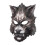 Fashionable Polyester Half Face Animal Mask For-Wolf Mask 7
