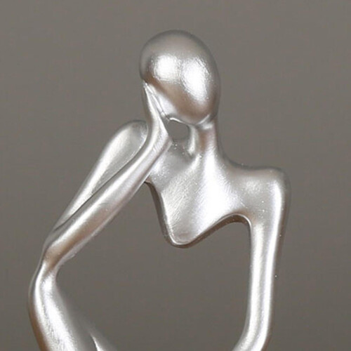 Gondolkodó Szobor Modern Üreges Figura 2 db 2