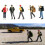 Realistic Backpackers Figure Model 1:64 Scale Hand Painted-A 5