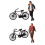 Gentleman Bike Figures Model 1:64 Hand Painted Miniature-E 2