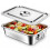 Commercial Grade Extra Deep Square Serving Tray With-White 5