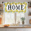 Lemon Fruit Valance Curtains Yellow Blue Rustic Watercolor 3