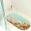 Antislip badmat van PVC, 35x70 cm 2