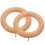 Holzgardinenringe, braun, 8 cm 4