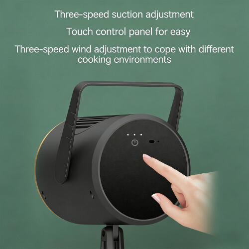 Small Movovable Cooking Air abstractor With 3 Stage Choices 1