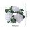Roselyskrans – Kunstig silkeblomstring 3